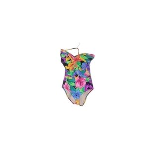Floral Womans One Piece Swimwear Size 14